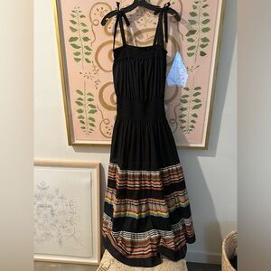 Tory Burch Oaxacan Dress black sz M